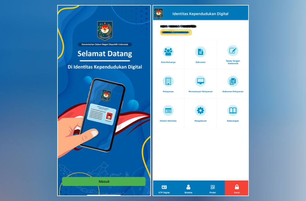 Aplikasi IKD yang dapat didownload pada Smartphone. Foto : IST