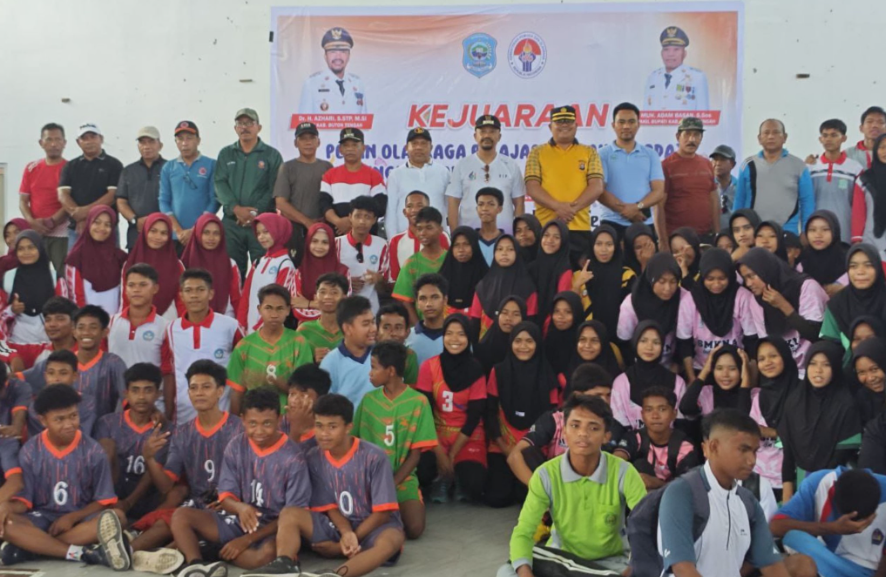 Pekan Olahraga Pelajar Daerah (POPDA) Kabupaten Buton Tengah Tahun 2025. Foto : Diskominfo Buteng