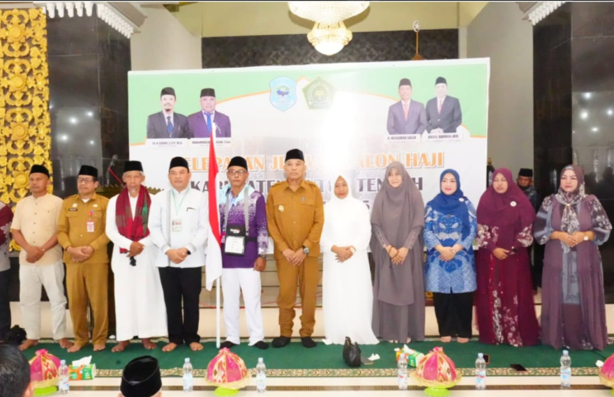 Wabup Buteng Hadiri Pelepasan 35 Jamaah Calon Haji, Wabup Adam Basan: Jadilah Teladan dan Duta Daerah. Foto. IST
