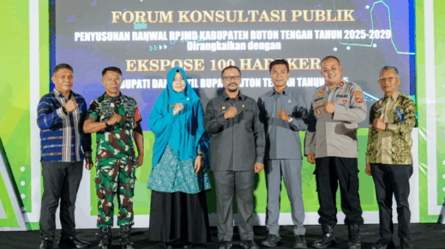 Pemkab Buton Tengah Gelar Forum Konsultasi Publik Ranwal RPJMD 2025-2029 dan Ekspose 100 Hari Kerja Bupati-Wabup. Foto : IST
