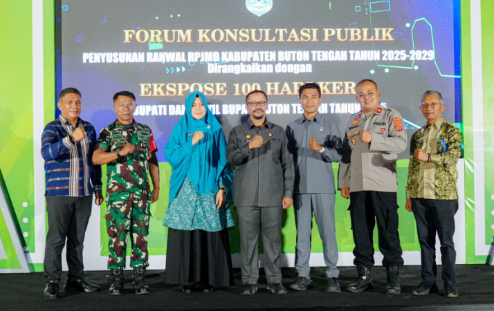 Pemkab Buton Tengah Gelar Forum Konsultasi Publik Ranwal RPJMD 2025-2029 dan Ekspose 100 Hari Kerja Bupati-Wabup. Foto : IST