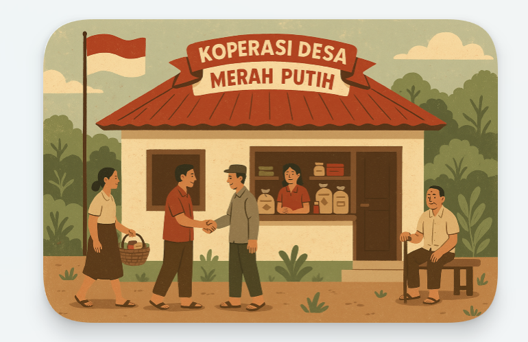 Ilustrasi : Koperasi Desa Merah Putih