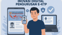 Ilustrasi inovasi Pelayanan E KTP. Foto : IST